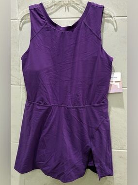 NWT JoyLab Purple Active Dress Sleeveless Built-In Shorts Size XL